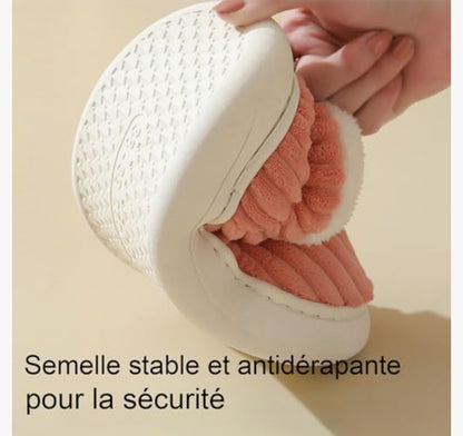 Pantoufle en peluche
